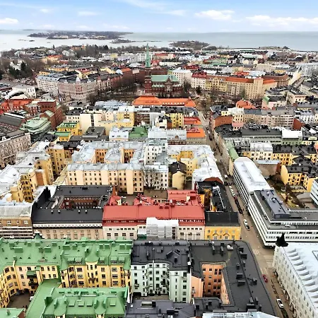Lägenhet Balcony W Rooftop Views Tram 200m Lift Helsingfors